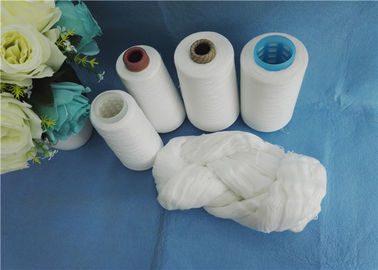 Polyester 100% gesponnenes Garn für Nähgarn-hochfestes rohes Weiß