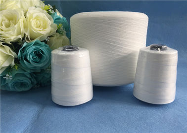 Aufbereitetes gesponnenes Garn des Weiß-100 Polyester, Polyester-Webgarn anti- Pilling