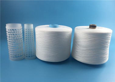 40/2 40/3 spann Polyester gesponnenes Garn-natürliches weißes oder optisches Weiß auf aufbereitetem Färbungs-Rohr