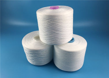 rohes weißes helles gesponnenes Garn des Polyester-42s/2 auf färbendem Rohr für das Stricken/nähend