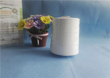 Low Shrinkage Spun Polyester Thread , Industrial 100 Polyester Sewing Thread 