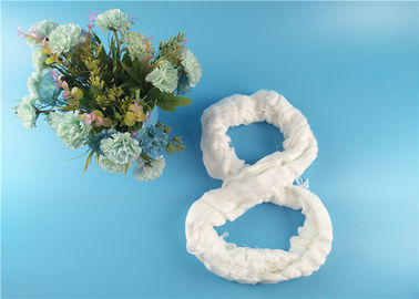 AA Grade 100% Polyester Yarn In Hanks , Raw White High Tenacity Polyester Yarn 