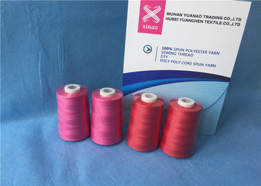 China Polyester-Spinnfaser 100%, die TFO-Garn, gefärbten Ring-Polyester-Kern gesponnenen Faden näht fournisseur