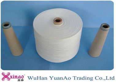 China Jungfrau-Kern gesponnene Polyester-Garne 100% und rohes weißes Polyester-Garn fournisseur
