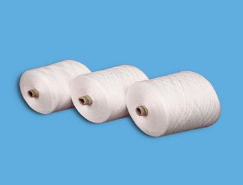 China 100% spann rohe weiße umweltfreundliche reine Qualität des Polyester-Garns Garn fournisseur