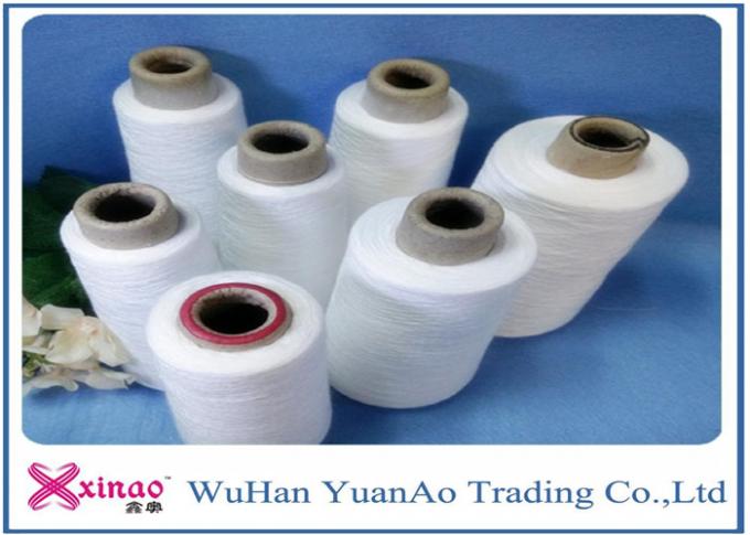 Rohes weißes Polyester Kitting spann der hohen Hartnäckigkeits-402 Garne mit Polyester Yizheng-Faser 100%