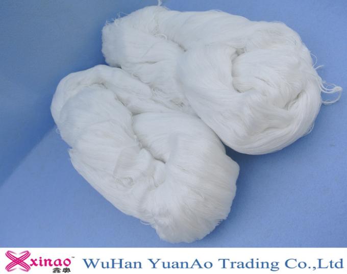 Rohe weiße Jungfrau 100% spann Polyester-Garn für die Herstellung von Kleidern/Handschuh/Kappe
