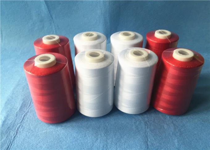 Jungfrau-industrielles Nähgarn aufbereitet für Stoff, kundenspezifisches Polyester gesponnenes Garn