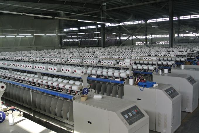 Rohes Polyester-Spinnfaser des Weiß-TFO umweltfreundliches Hank-Garn 100% ISO9001 2008