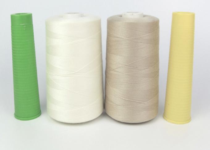 Helles 100% SPANNEN gesponnenes Polyester-Garn des Polyester-Nähmaschine-Faden-40S/2 500M/CONE